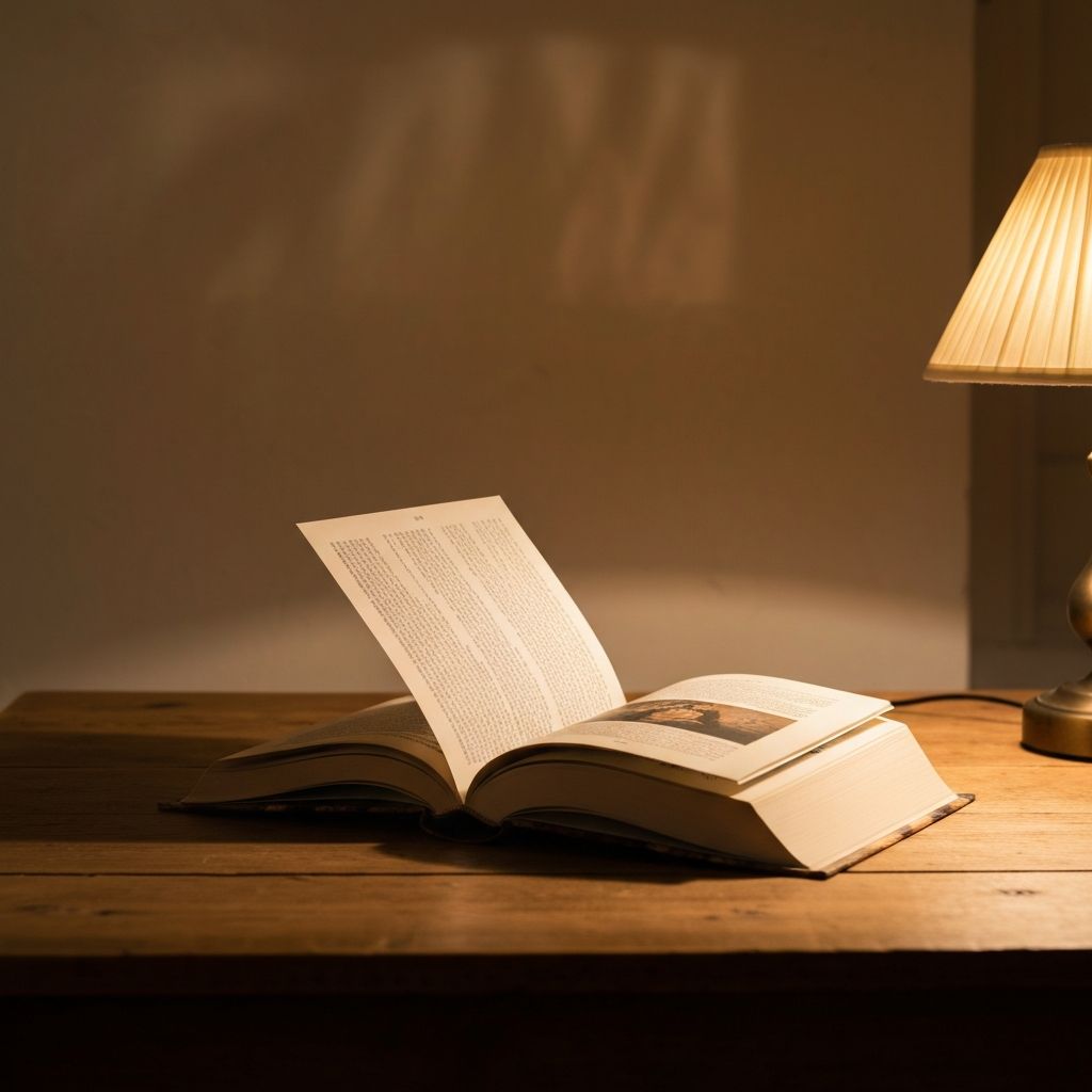 Nyitott könyvek könyvtári polcon, természetes fénnyel