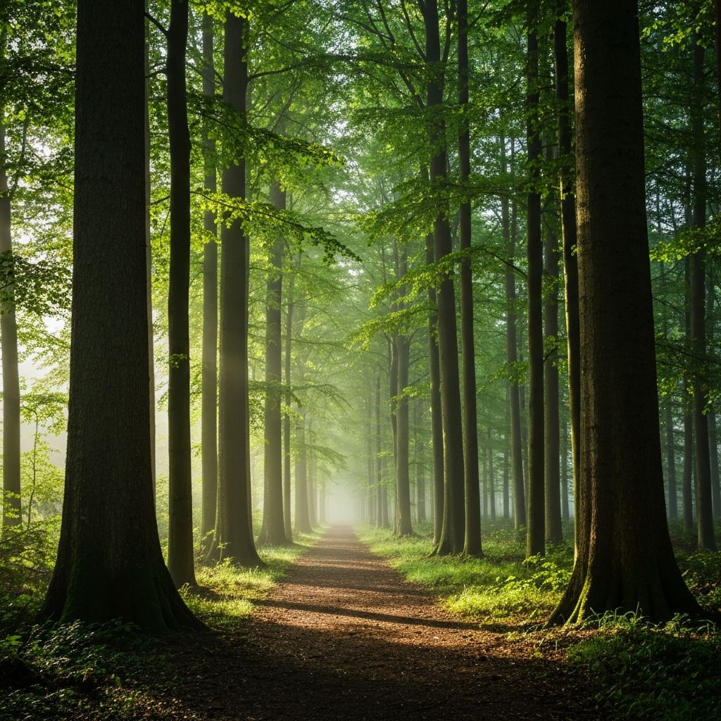 Erdei ösvény, a növekedés és az előrehaladás szimbóluma